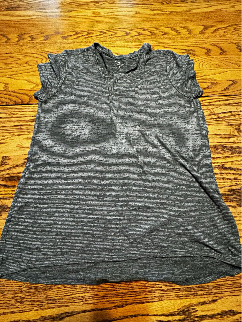Athleta Womens S Sage Green Flutter Sleeve Knit Top Soft Casual